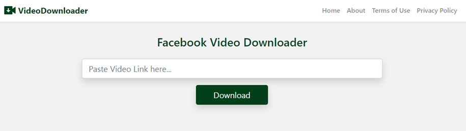 Facebook Video Downloader